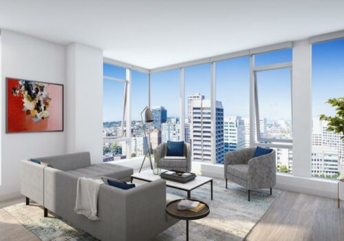 Condo Living Condominium Amenities condos for sale First Hill Condominium Tower Modern Condo Condo in Seattle