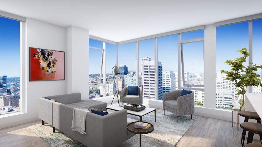 Condominium Amenities condos for sale First Hill Condominium Tower Modern Condo Condo in Seattle Condo Living